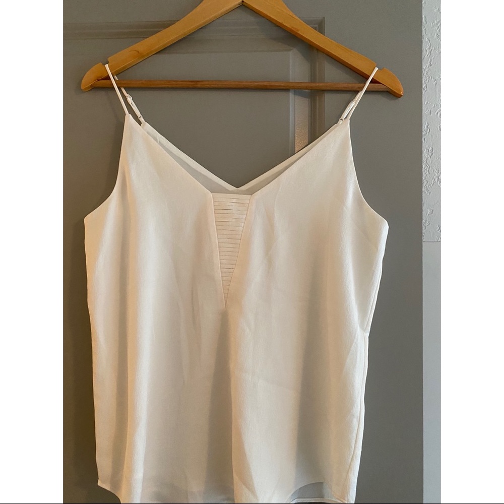 Express Cami - White with Front Detail